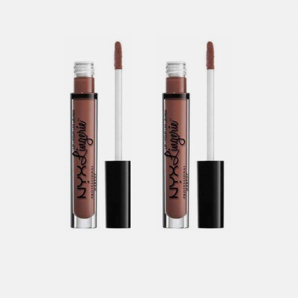NYX Other - Two (2) NYX Lip Lingerie Lasting Lightweight Matte Liquid Lipstick -Cabaret Show